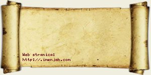 Isak Tanasković vizit kartica